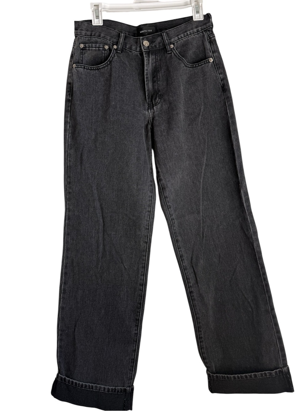 White Fox Boutique Black Wide Leg Jeans